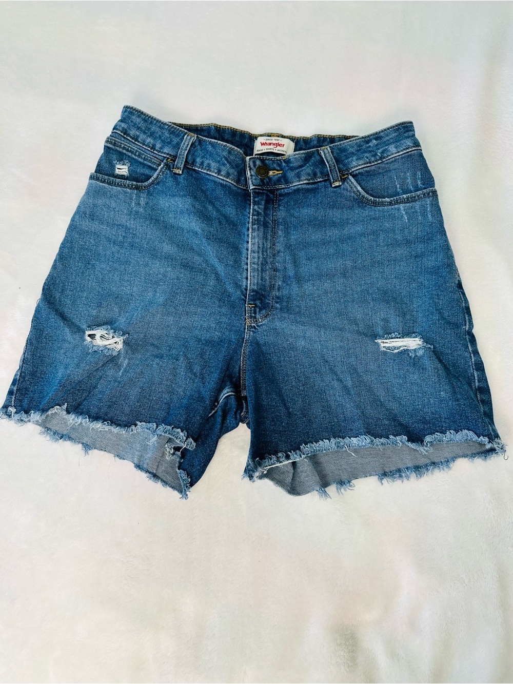 Wrangler Women’s High Rise Cowboy Shorts Size 14M